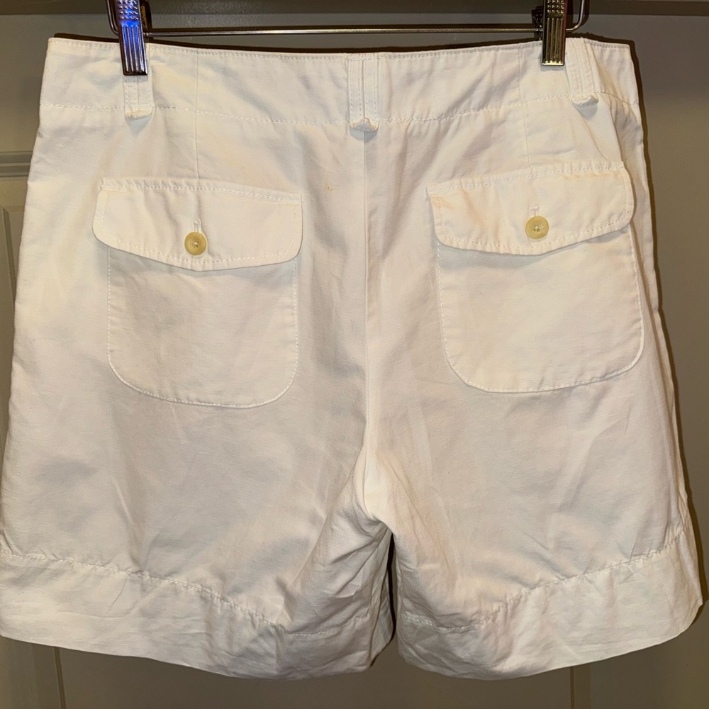 GAP Women’s Shorts Gray Stripes and White Size 10 - Picture 8 of 13